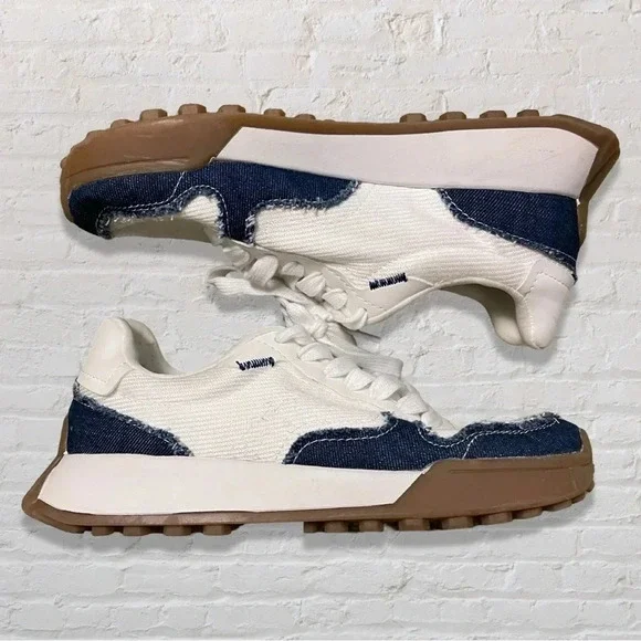 Zara Denim Running Trainers - Picture 2 of 7